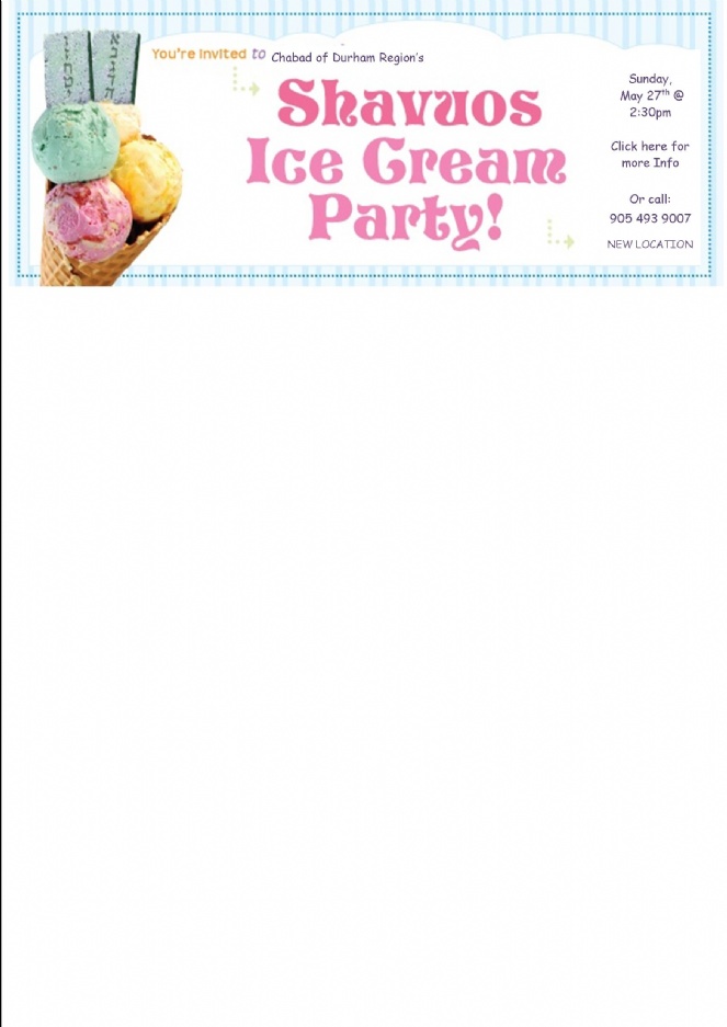 Shavuot Ice Cream & Cheese cake Party